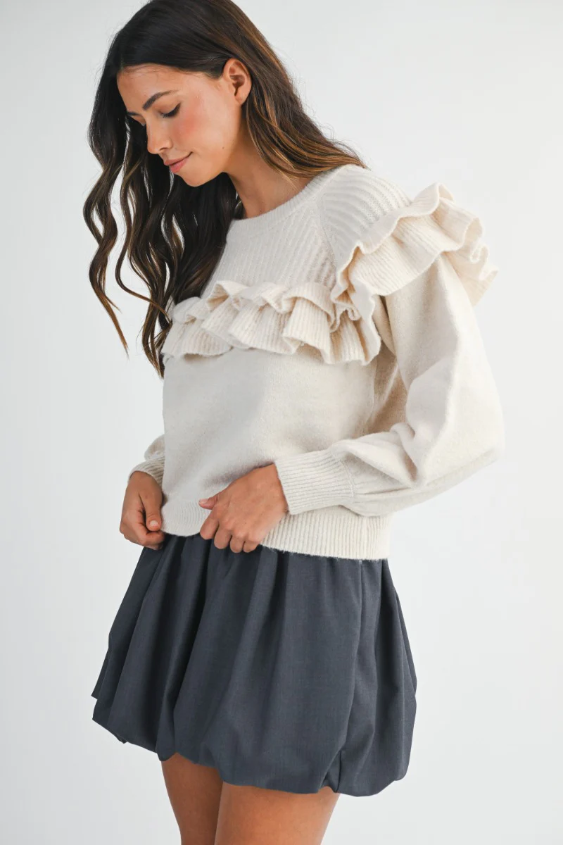 Anabelle Sweater - Ivory - Image 2