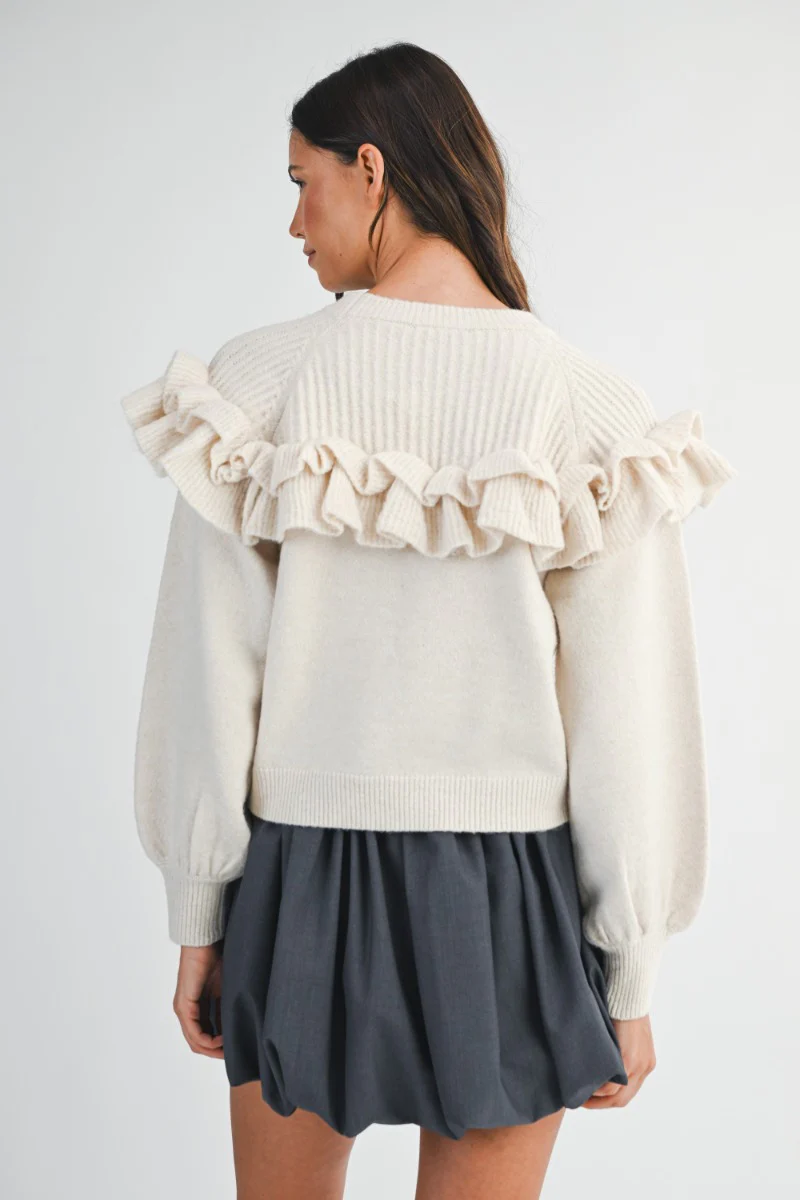 Anabelle Sweater - Ivory - Image 3