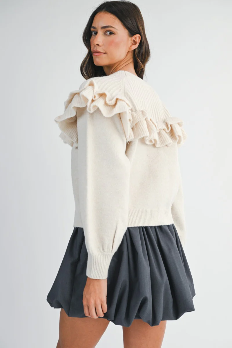Anabelle Sweater - Ivory - Image 4