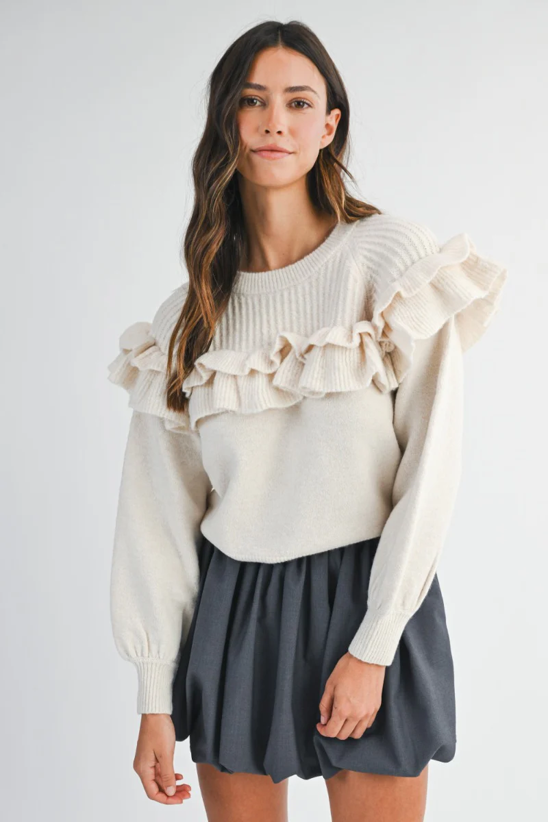 Anabelle Sweater - Ivory - Image 7