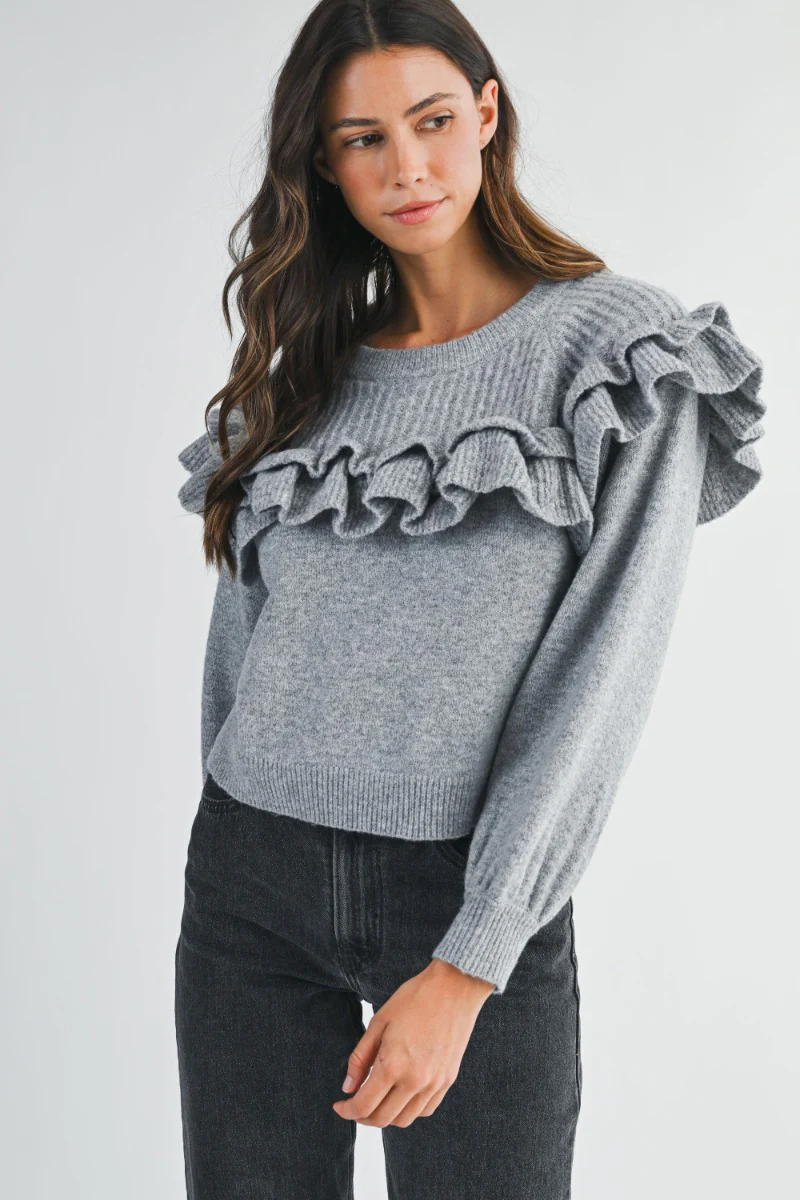 Anabelle Sweater - Slate - Image 2