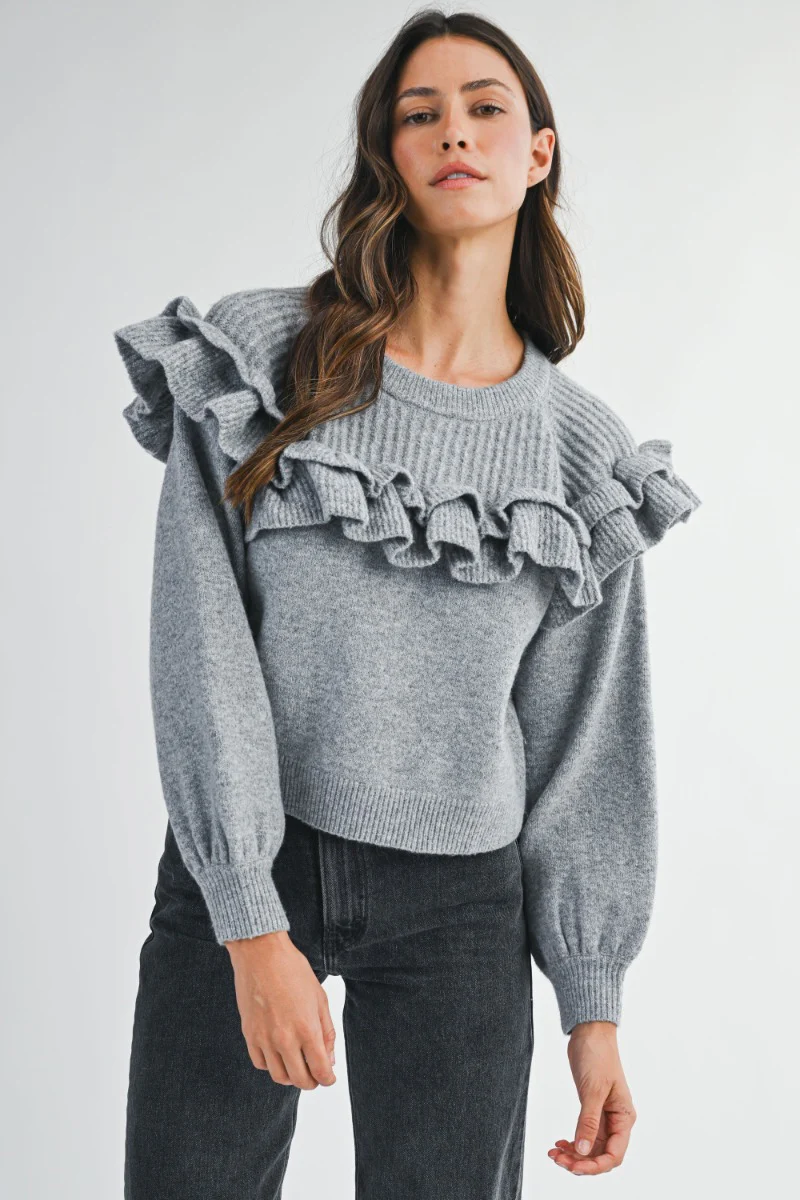 Anabelle Sweater - Slate - Image 3