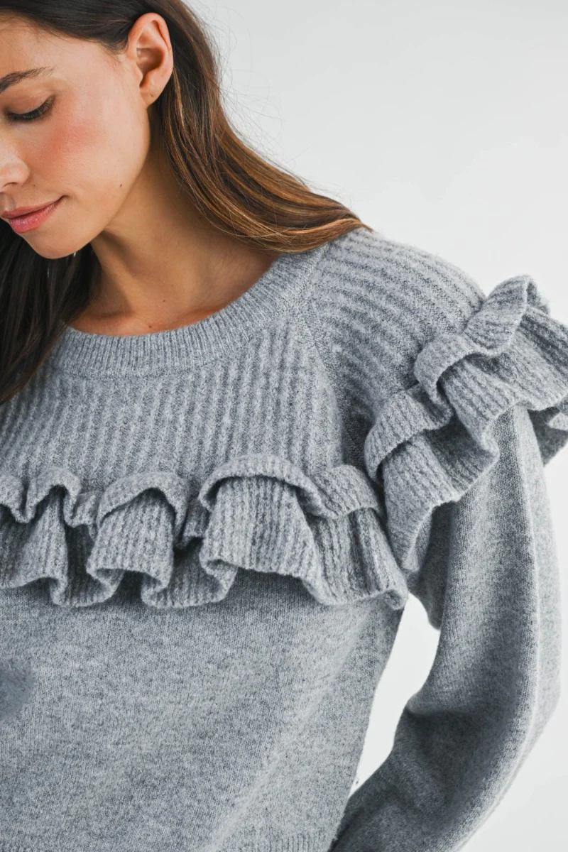 Anabelle Sweater - Slate - Image 4