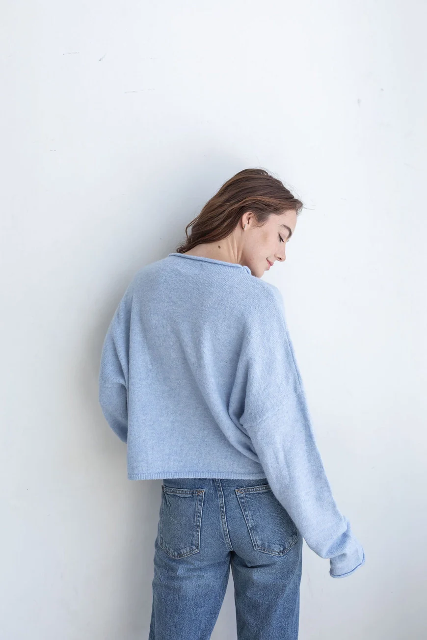 Church Girl Knit - Baby Blue - Image 6
