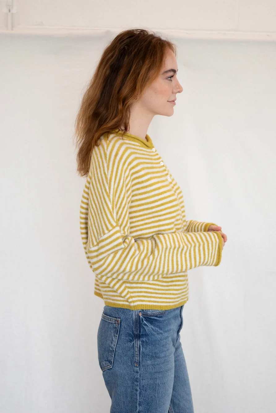 Church Girl Knit - Mustard Stripe - Image 4