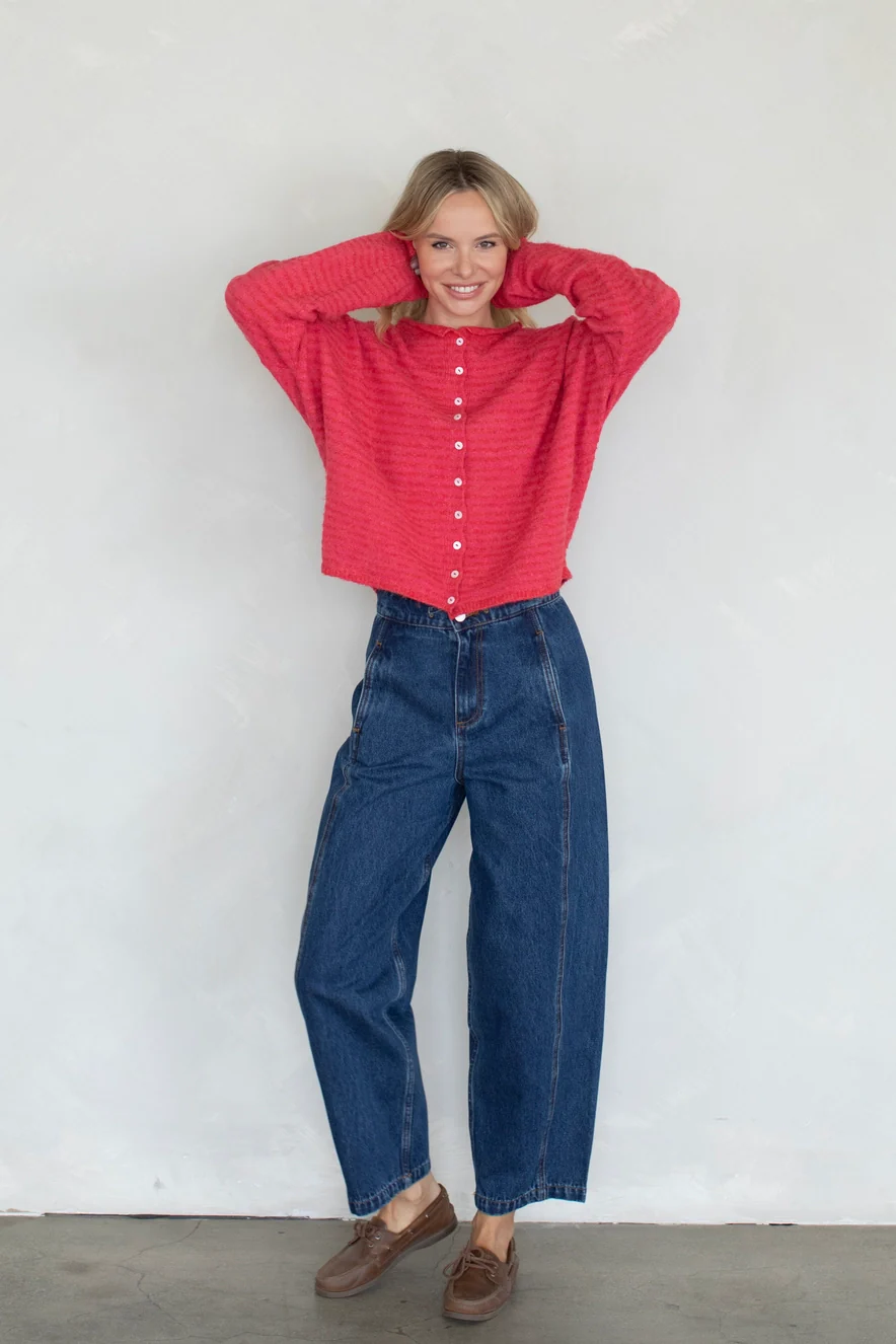 Church Girl Knit - Strawberry Stripe - Image 7