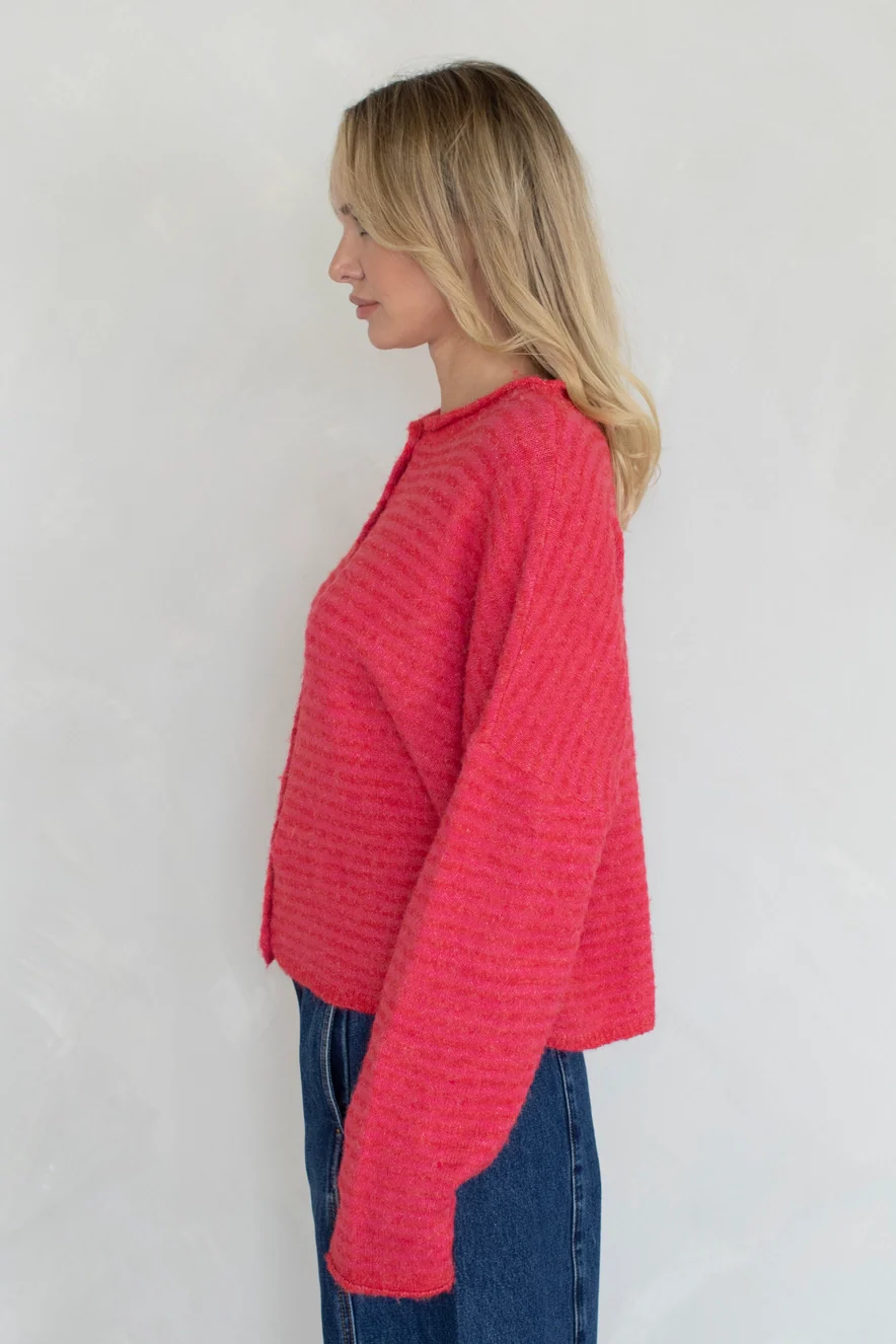 Church Girl Knit - Strawberry Stripe - Image 8