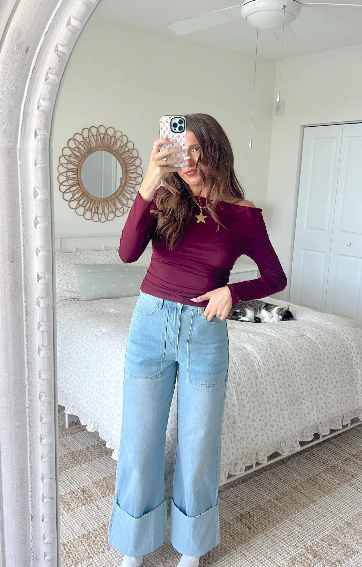Dawn Long Sleeve - Burgundy - Image 2