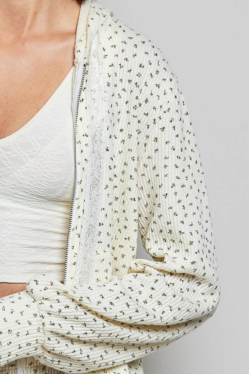 Delora Floral Lounge Hoodie - Image 3