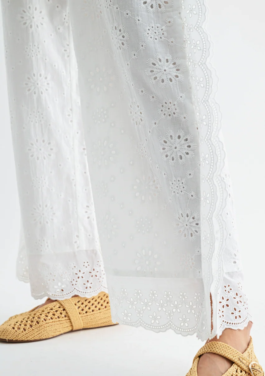 Eyelet Detail Pants - Image 3