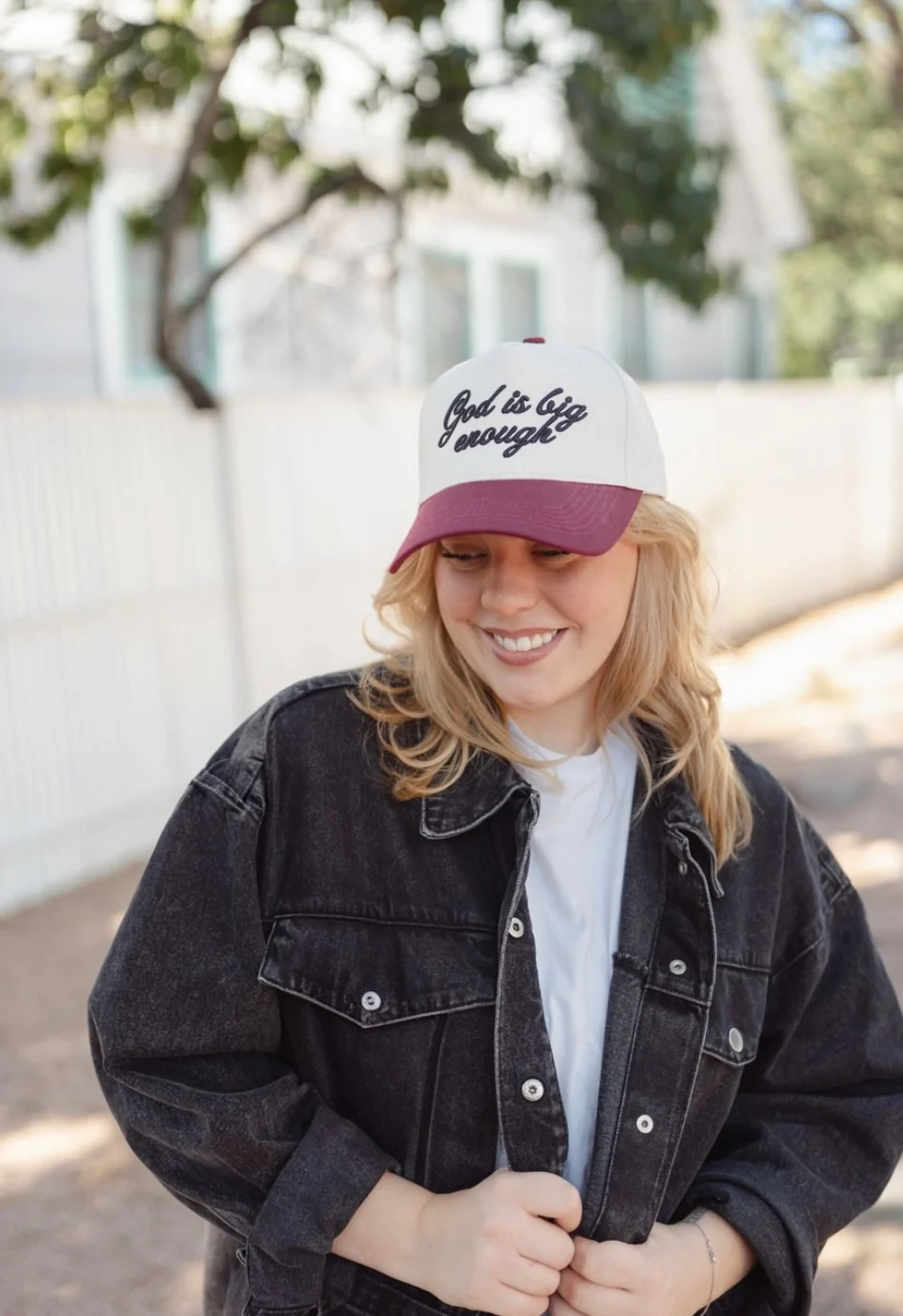'God Is Big Enough' Hat - Image 3