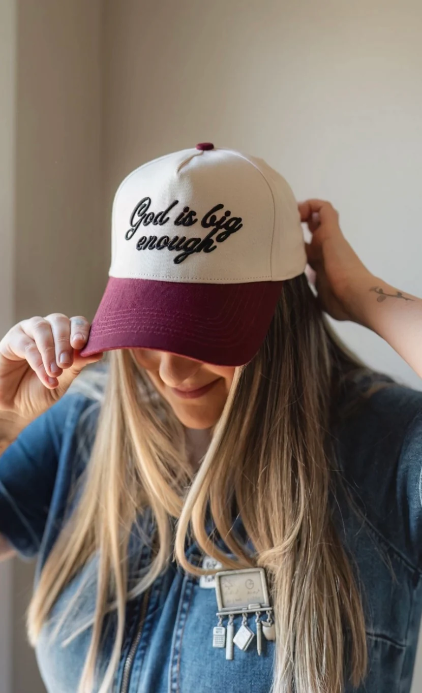 'God Is Big Enough' Hat - Image 4