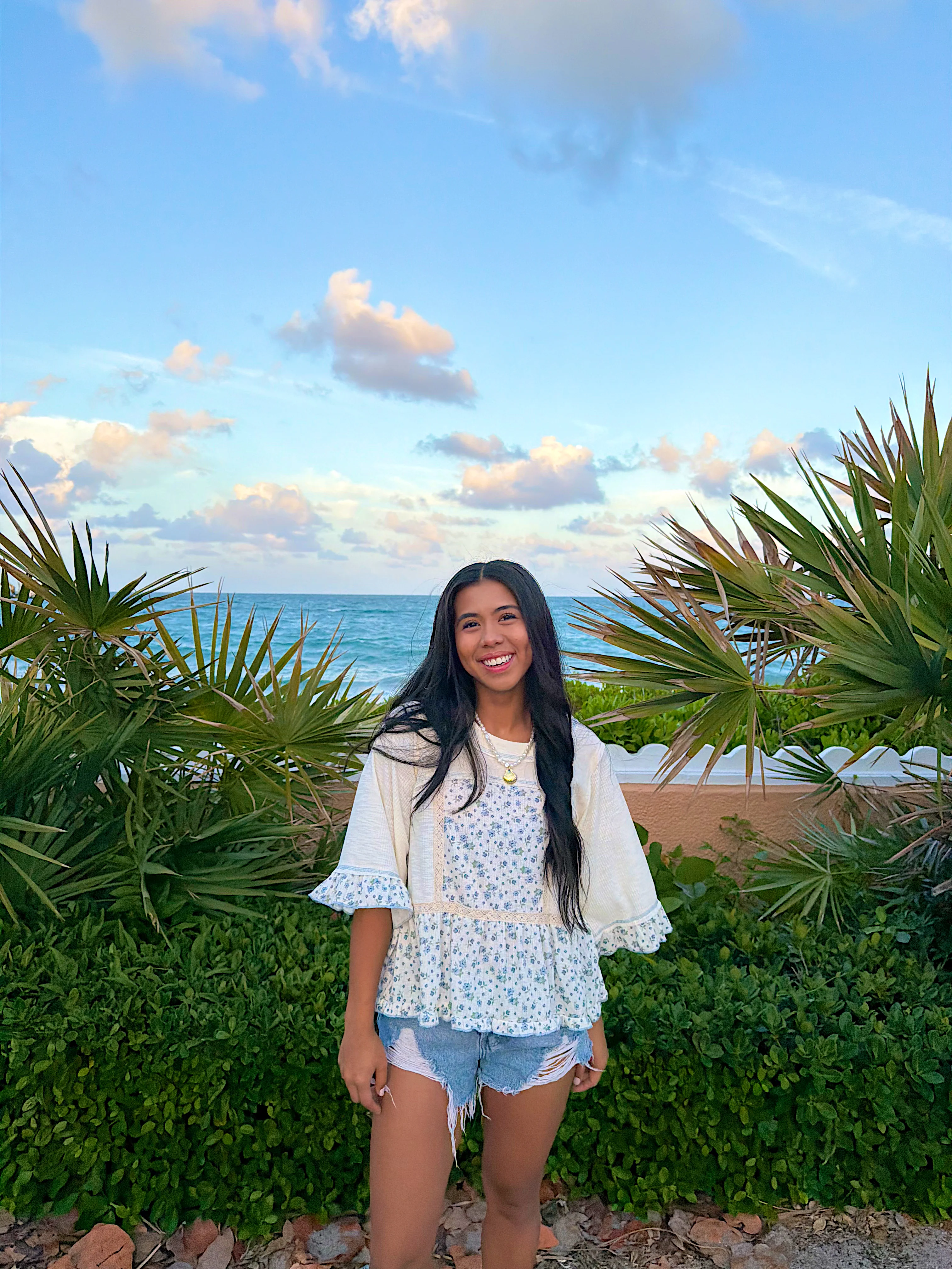 In Bloom Blouse - Blue - Image 2