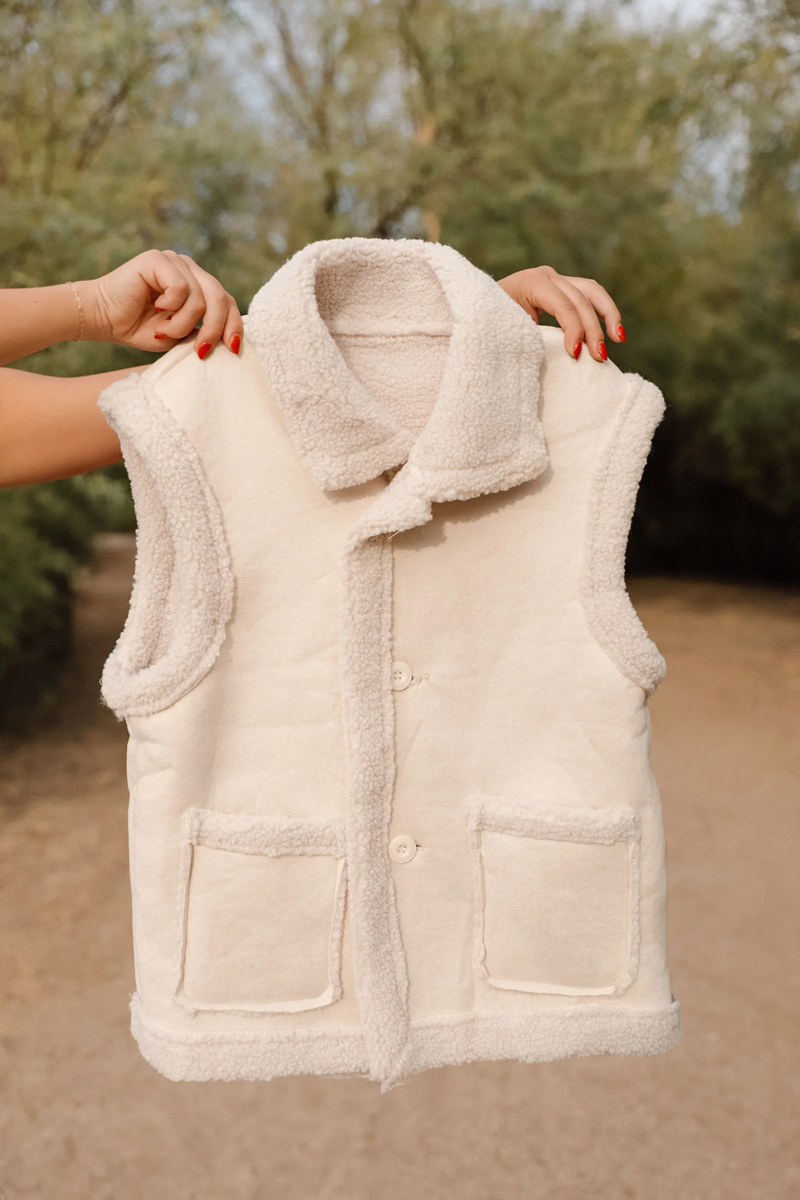 Lennox Vest - Oat - Image 5