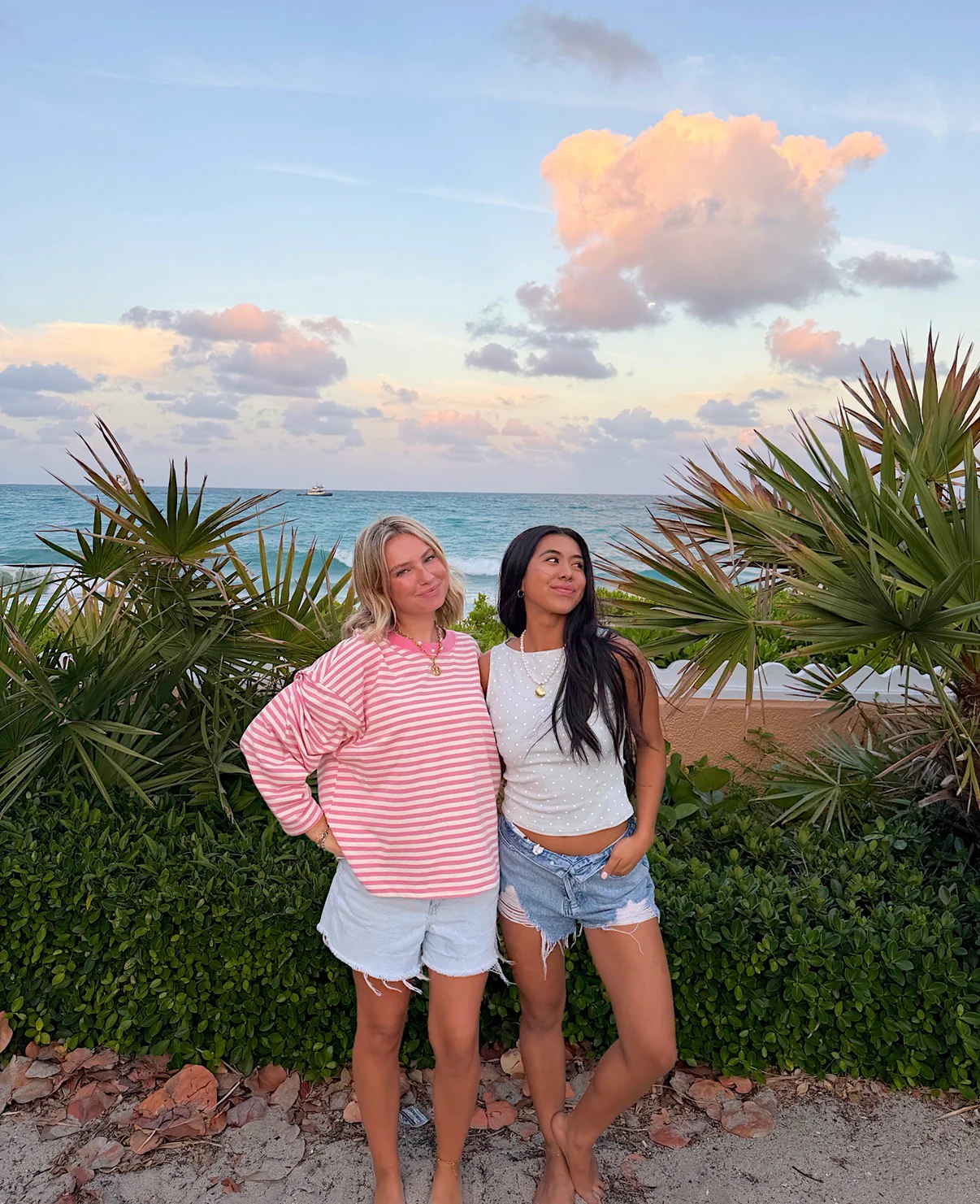 Maggie Long Sleeve Top - Pink - Image 6