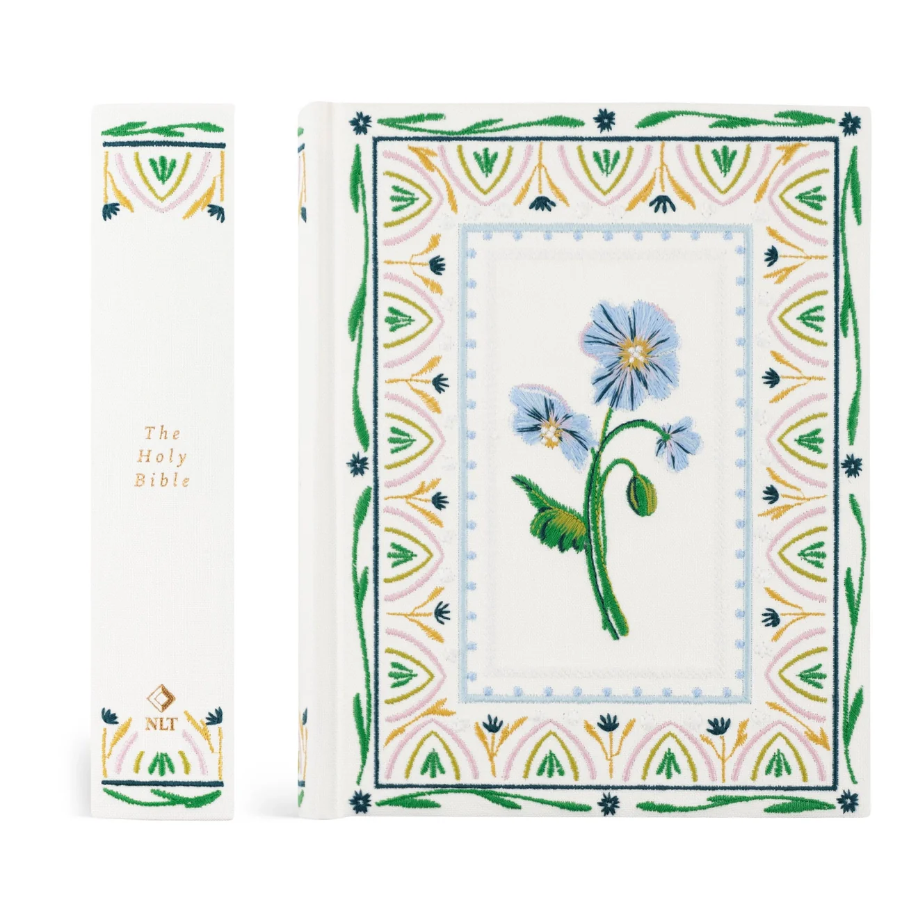 NLT Notetaking Bible - Wildflower Embroidered - Image 4