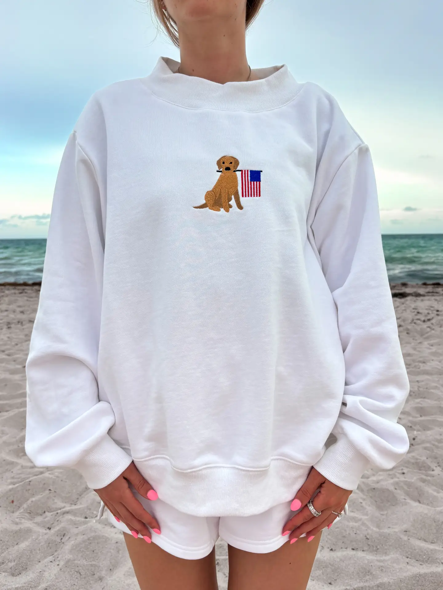 Patriotic Pup Mockneck - Image 2