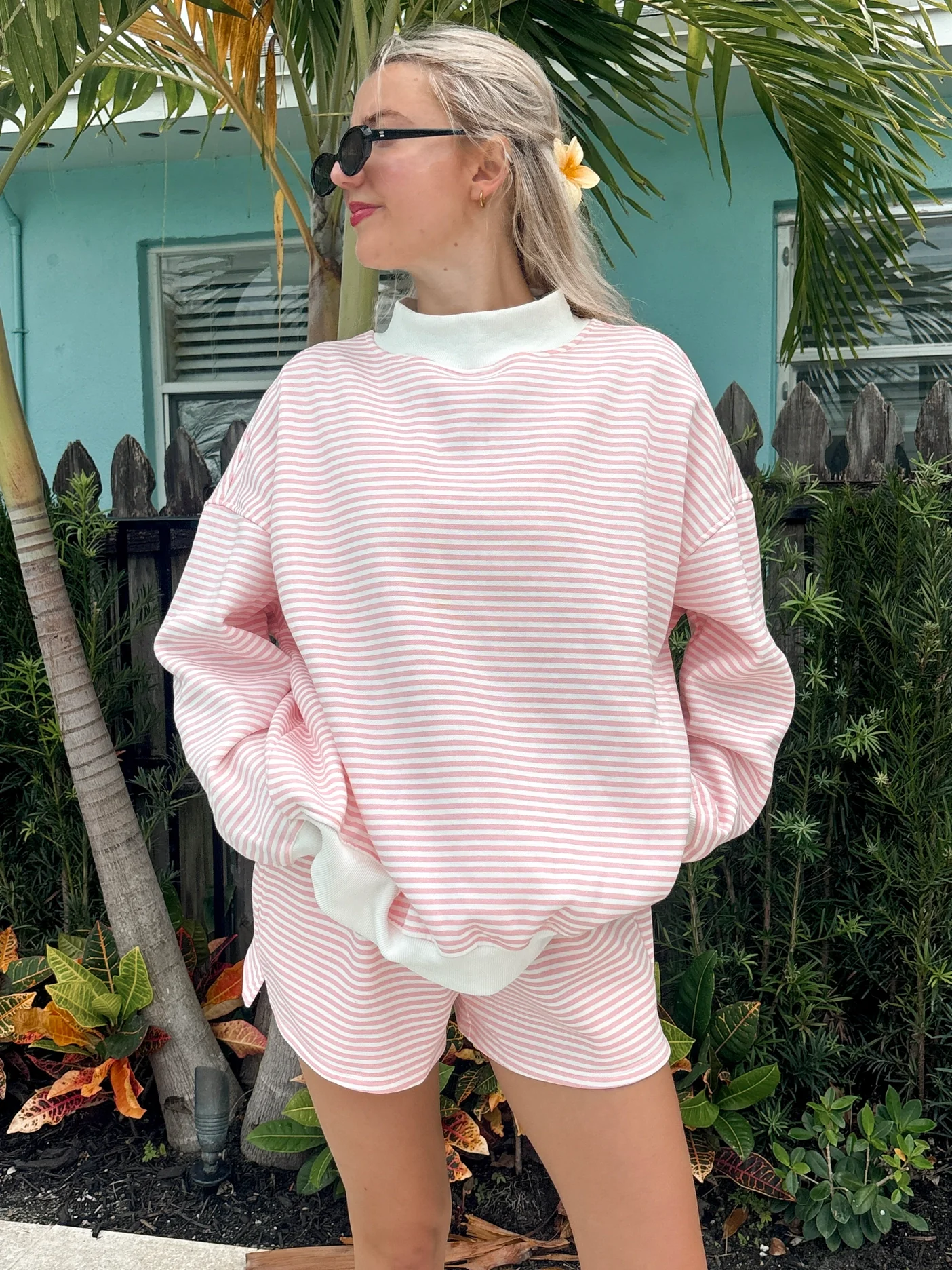 Rosaline Stripe Shorts - Image 7
