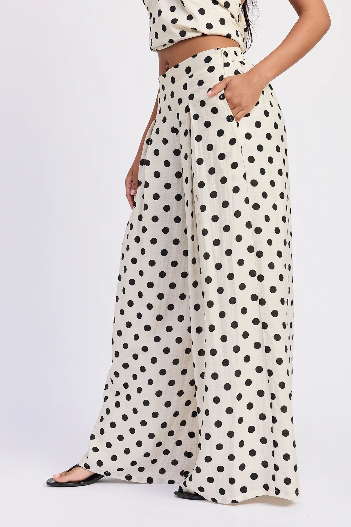 Sarah Francis Wide Leg Pants - PREORDER EST. SHIP 5/10 - Image 3