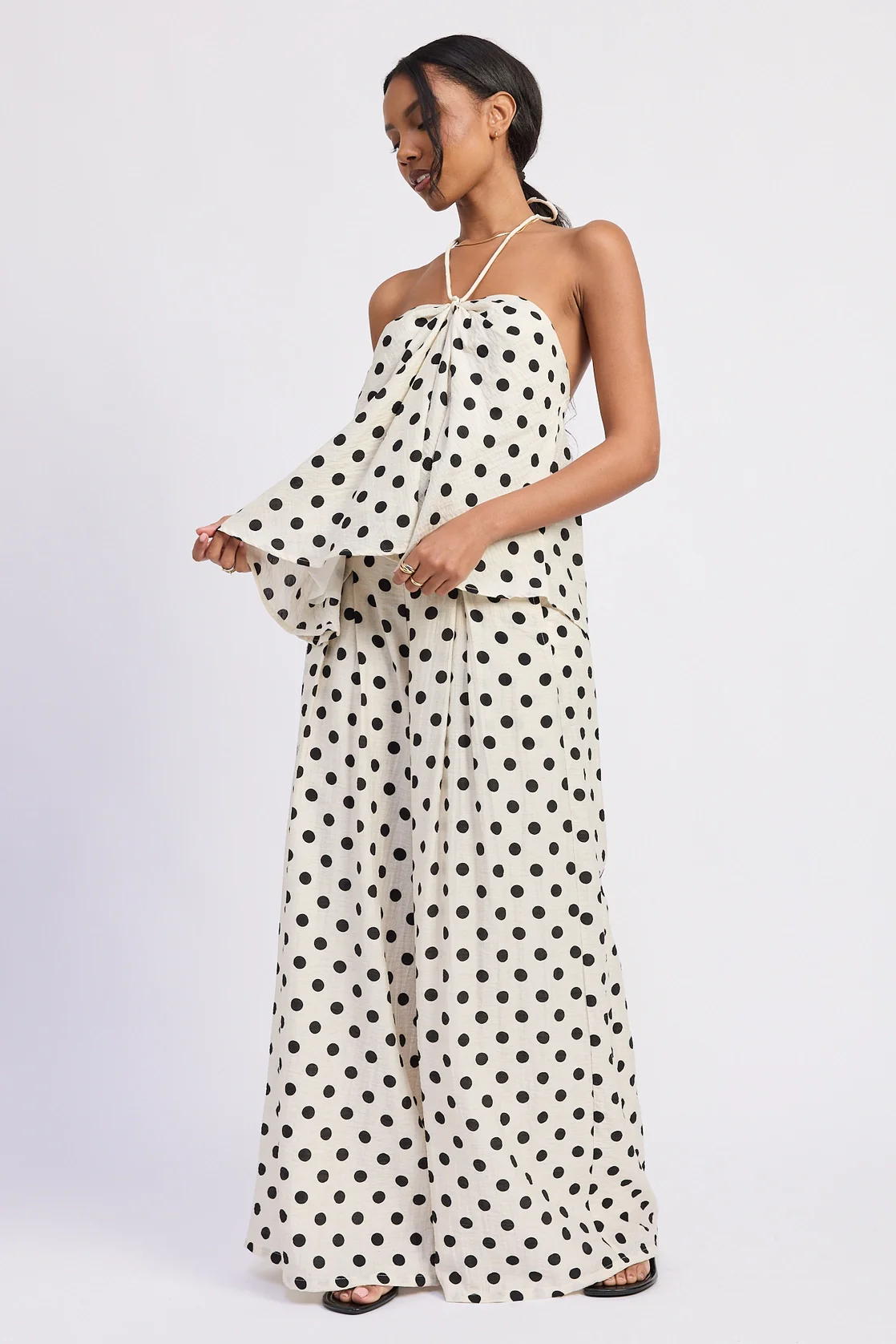 Sarah Francis Wide Leg Pants - PREORDER EST. SHIP 5/10 - Image 6