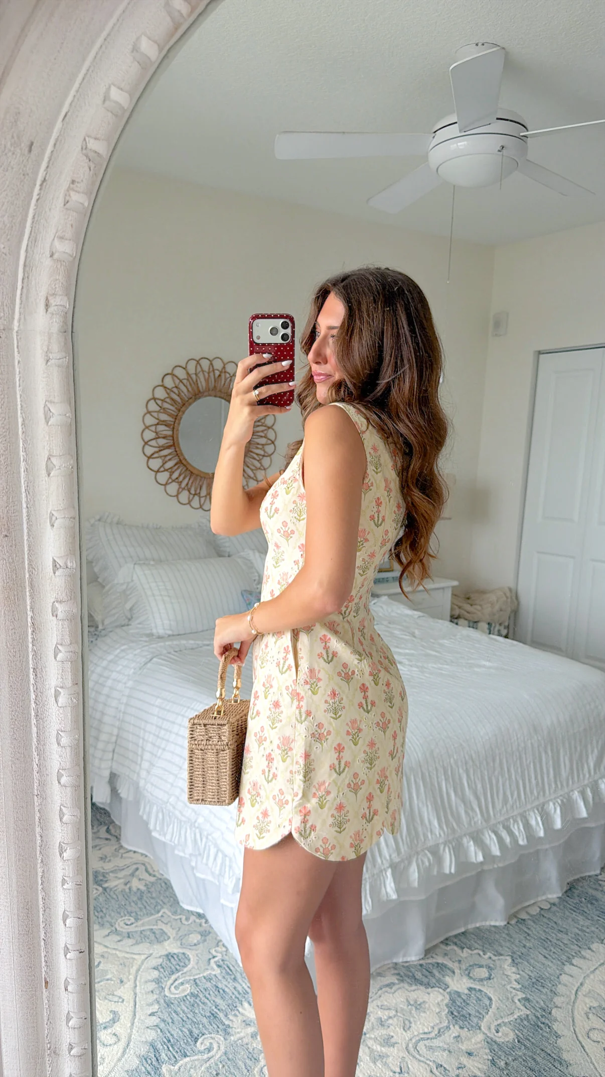 Selah Scalloped Mini Dress - Image 3