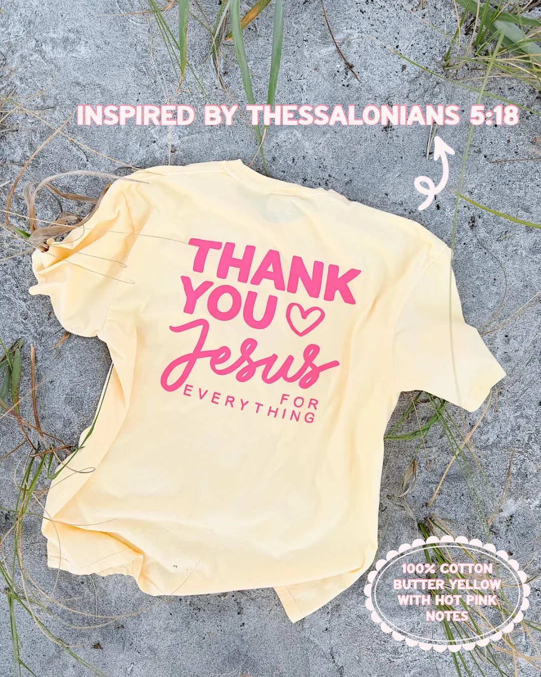 Thank You Jesus Tee - Image 6