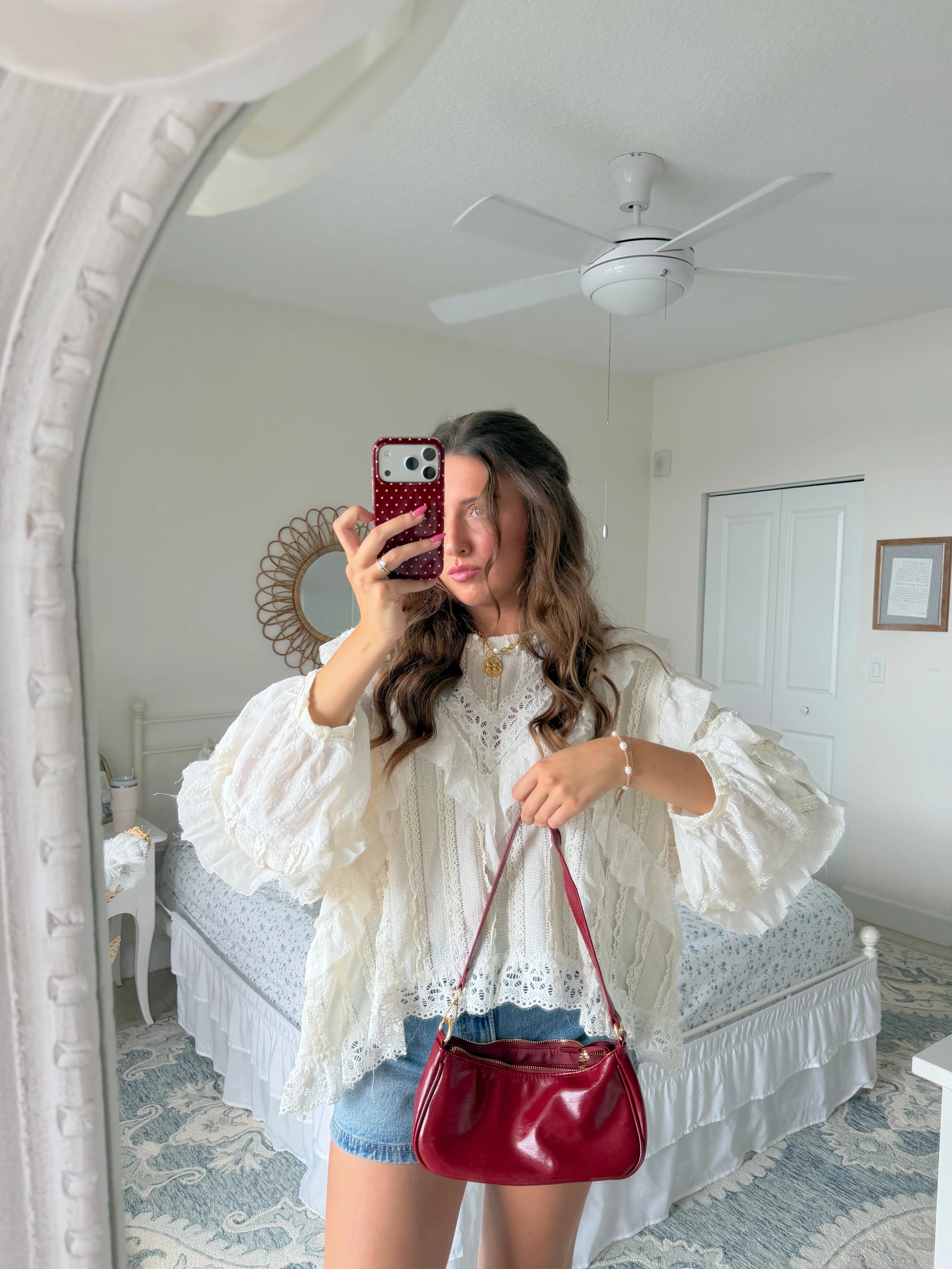 The Garden Party Blouse - Ivory - Image 2