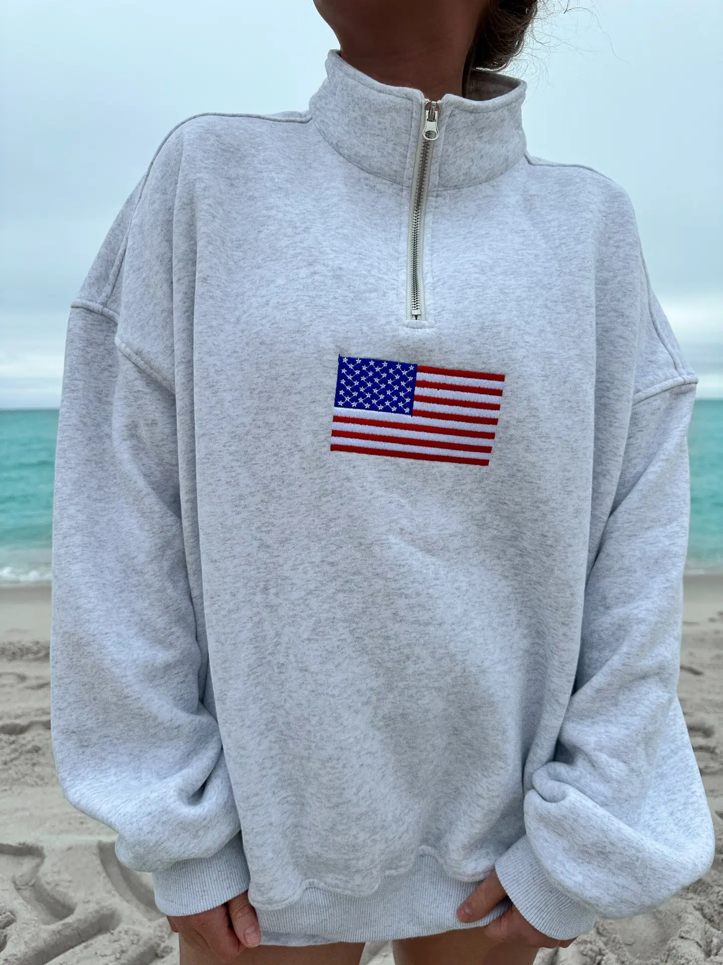 USA Patch Quarterzip - Image 3